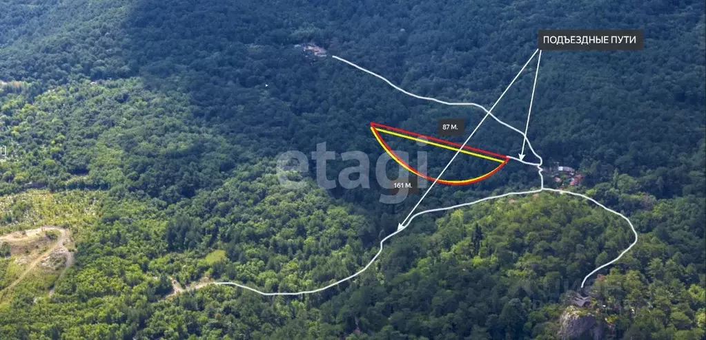 Участок в Крым, Ялта муниципальный округ, Виноградное пгт  (35.0 сот.) - Фото 0