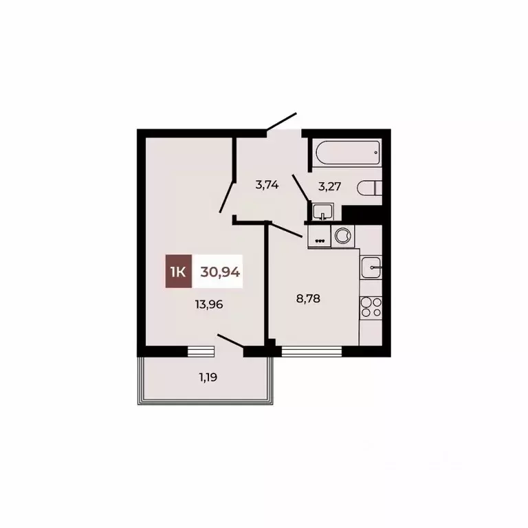 1-к кв. Ростовская область, Аксайский район, Щепкинское с/пос, пос. ... - Фото 1