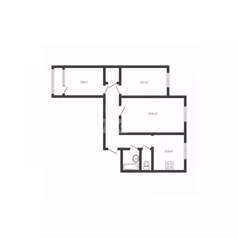 3-к кв. Липецкая область, Липецк ул. И.В. Свиридова, 5 (67.5 м) - Фото 2