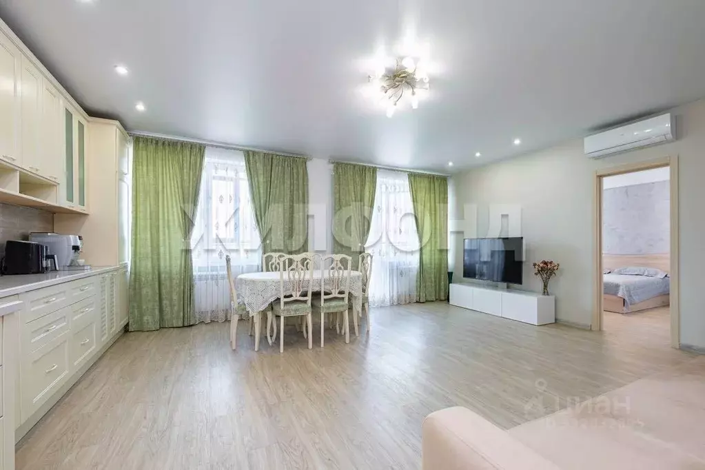 3-к кв. Новосибирская область, Новосибирск ул. Демьяна Бедного, 57 ... - Фото 1