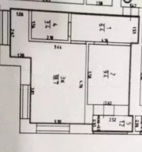 1-к. квартира, 37,9 м, 1/9 эт. - Фото 0