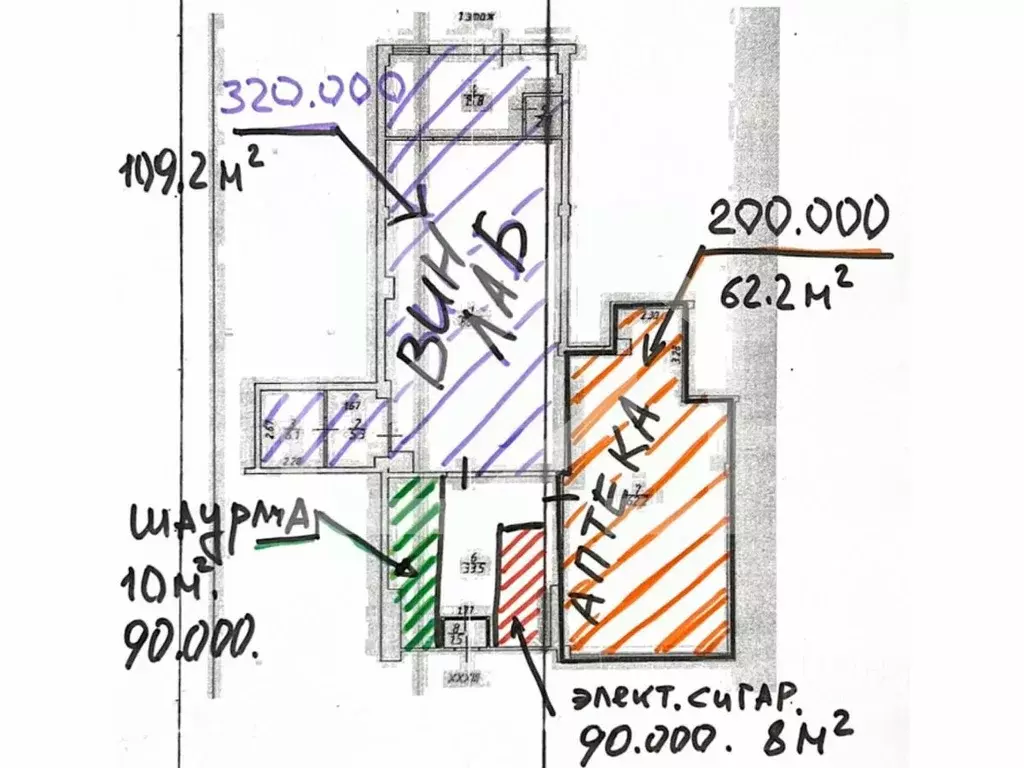 Торговая площадь в Москва Братиславская ул., 26 (206 м) - Фото 1