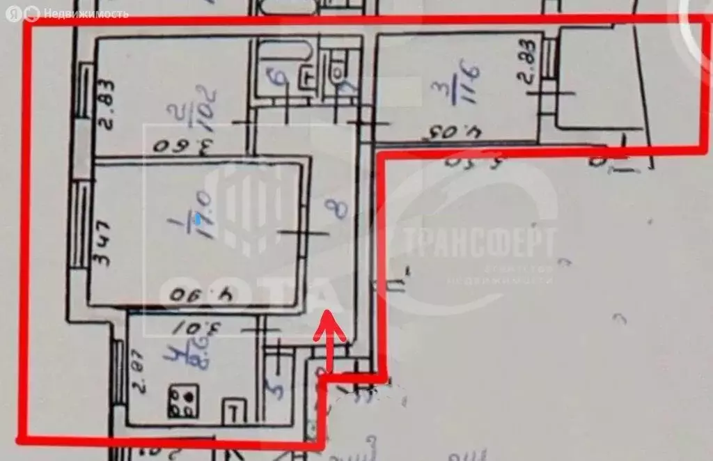 3-комнатная квартира: Воронеж, Ярославская улица, 20 (64 м) - Фото 1