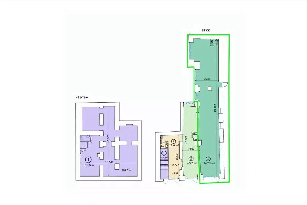 Помещение свободного назначения в Москва ул. Сретенка, 27С7 (22 м) - Фото 1