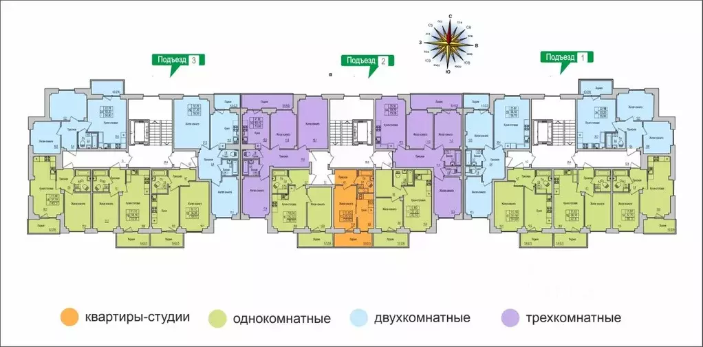 2-к кв. Псковская область, Псковский муниципальный округ, ... - Фото 2