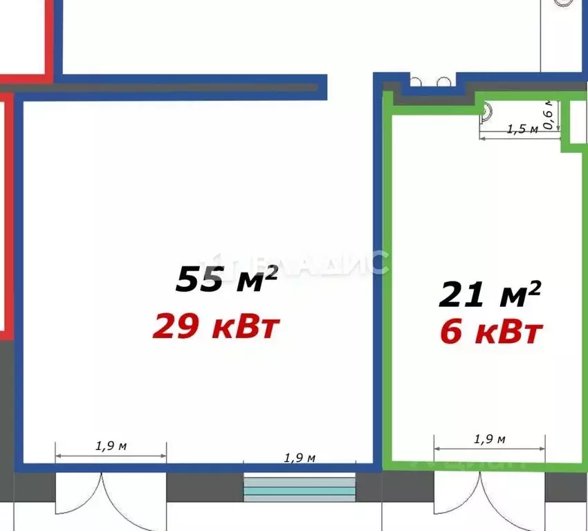 Помещение свободного назначения в Москва ул. Дыбенко, 7/1 (55 м) - Фото 1