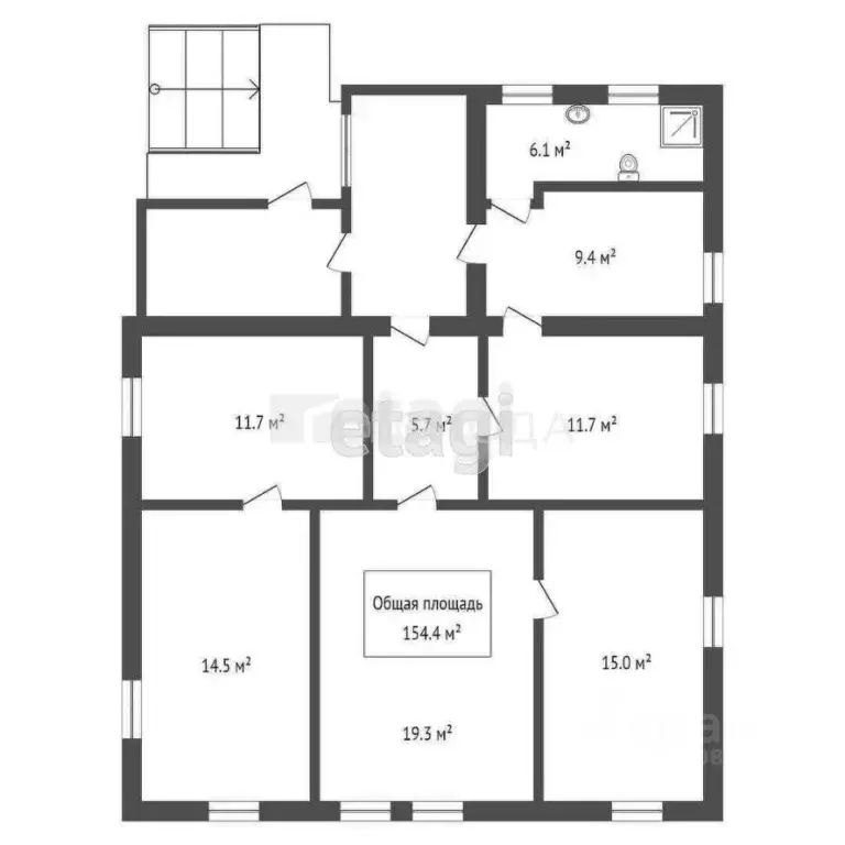 Дом в Новосибирская область, Новосибирск Таманская ул., 6 (154 м) - Фото 1