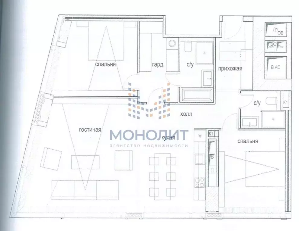 3-к кв. Москва Краснопресненская наб., 14Ак3 (103.9 м) - Фото 2