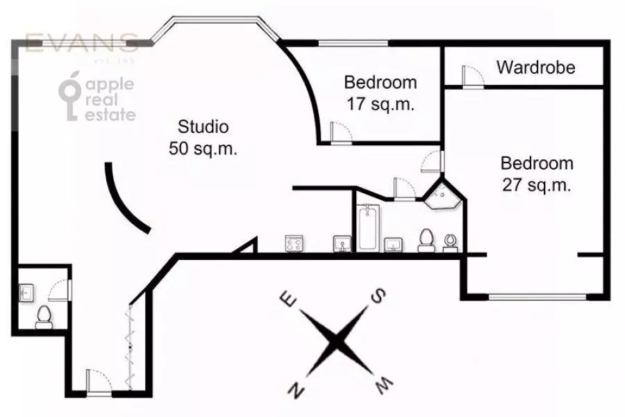 3-к кв. Москва Зоологическая ул., 26С2 (132.0 м) - Фото 1