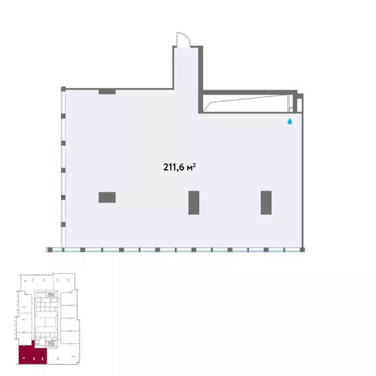 Офис в Москва Кинематографический кв-л,  (212 м) - Фото 2