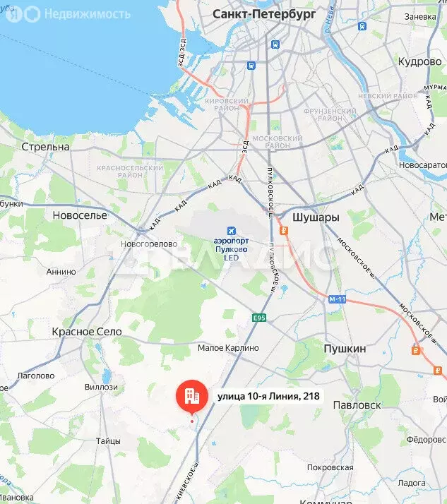 Участок в Пушкин, территория СНТ Дони (5.25 м) - Фото 1