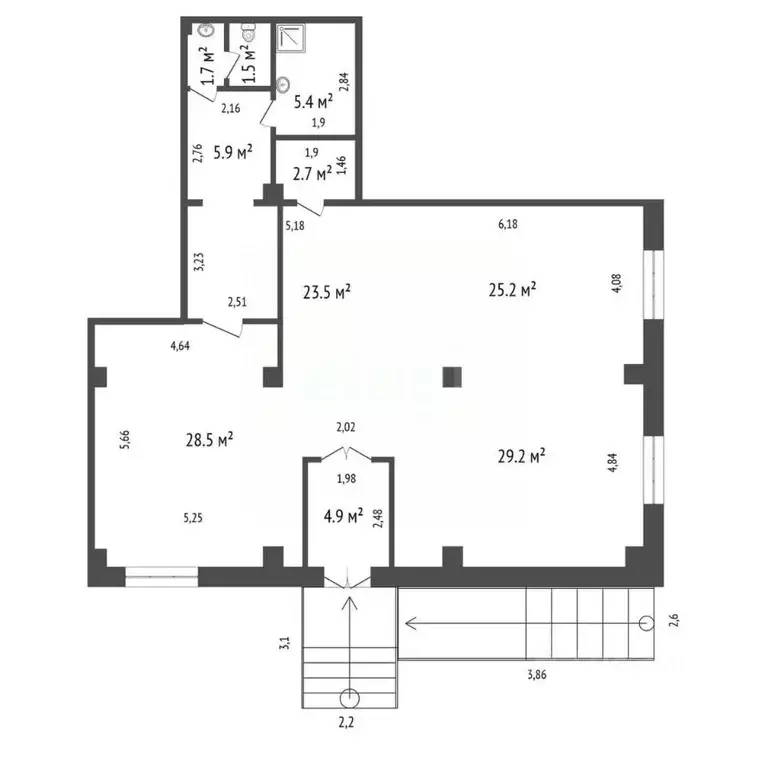 Помещение свободного назначения в Красноярский край, Красноярск ... - Фото 2