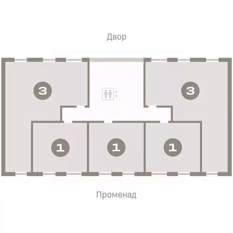 3-к кв. Омская область, Омск  (84.79 м) - Фото 2