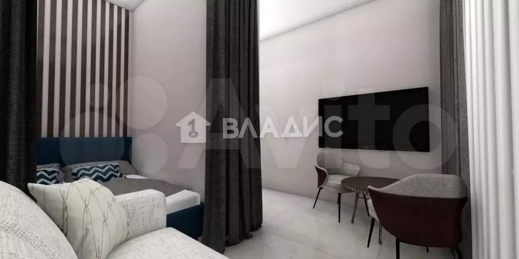 Квартира-студия, 25 м, 1/9 эт. - Фото 1