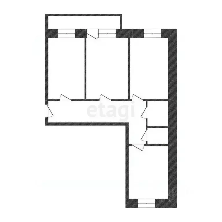 3-к кв. Иркутская область, Иркутск ул. 6-я Советская, 18А/3 (64.0 м) - Фото 2