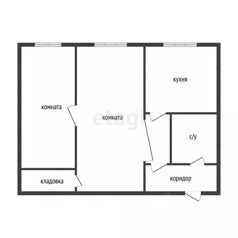 2-к кв. Воронежская область, Воронеж ул. Моисеева, 1 (38.9 м) - Фото 2