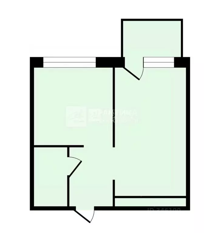 1-к кв. Москва Ореховый бул., 24к4 (39.9 м) - Фото 2