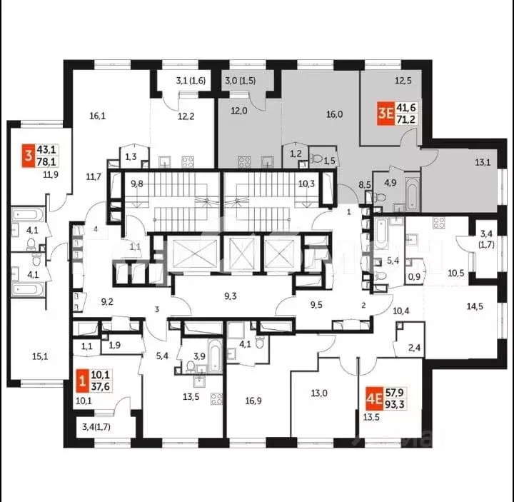 3-комнатная квартира: Москва, улица Вильгельма Пика, 1 (71.2 м) - Фото 2