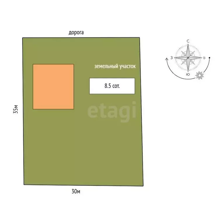 Дом в Челябинская область, Увельский муниципальный округ, посёлок ... - Фото 1