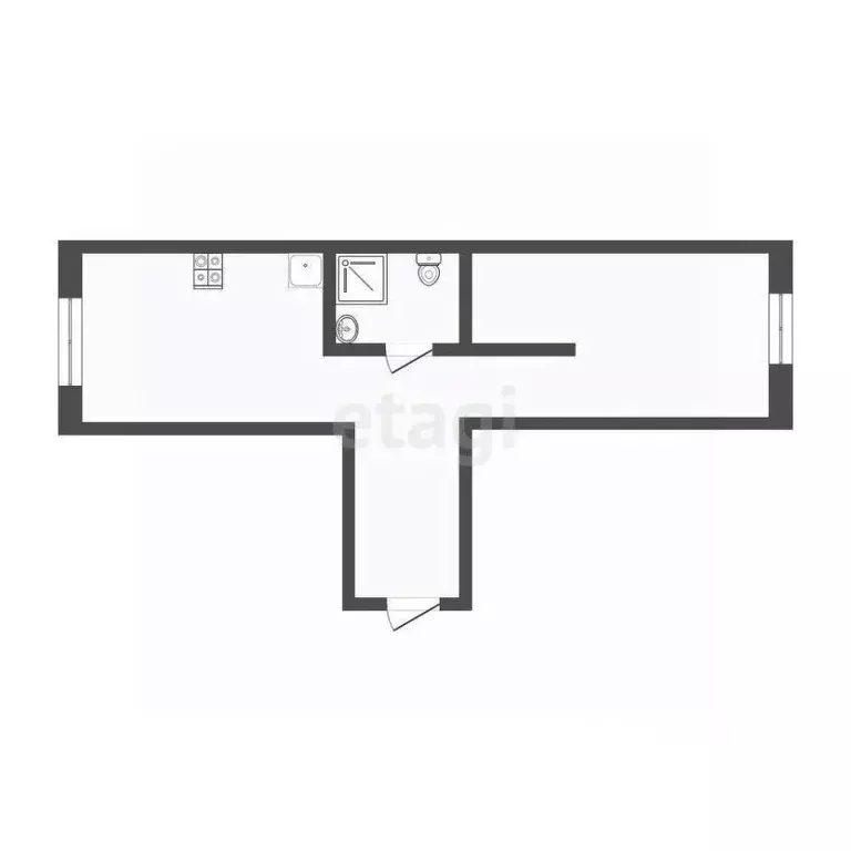 1-к кв. Самарская область, Самара Крутые Ключи мкр, ул. Евгения ... - Фото 2