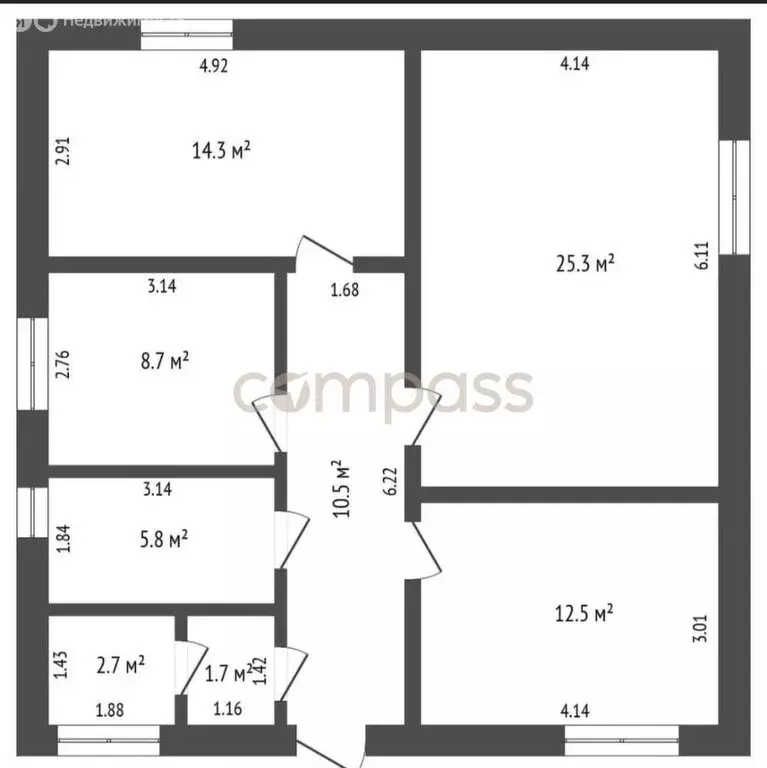 Дом в Тюмень, Ярковская улица (89.5 м) - Фото 1