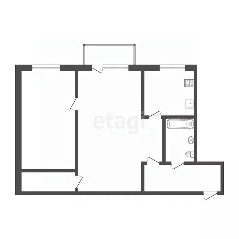 2-к кв. Мордовия, Саранск ул. Косарева, 80 (42.4 м) - Фото 2