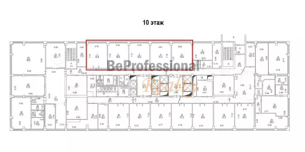 Офисный блок 203 м2 в БЦ на Семеновской - Фото 0