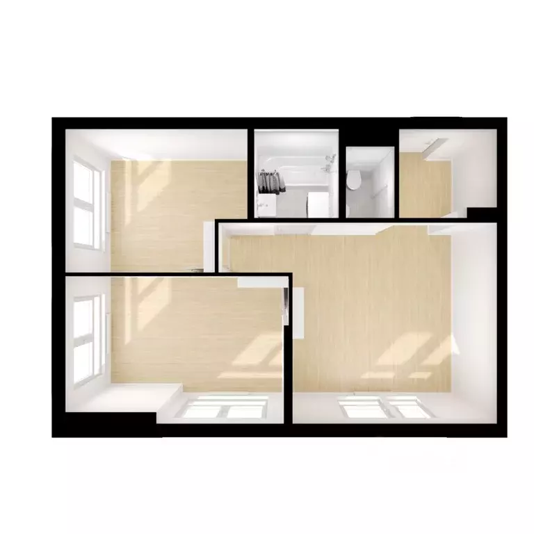 2-к кв. Москва Кольская ул., 8к1 (47.0 м) - Фото 2