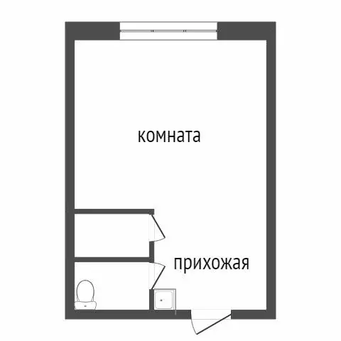 Квартира-студия: Красноярск, микрорайон Зелёная Роща, улица ... - Фото 1