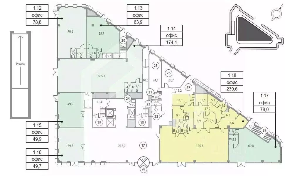 Офис в Москва ул. Ротмистрова, 10 (1081 м) - Фото 2