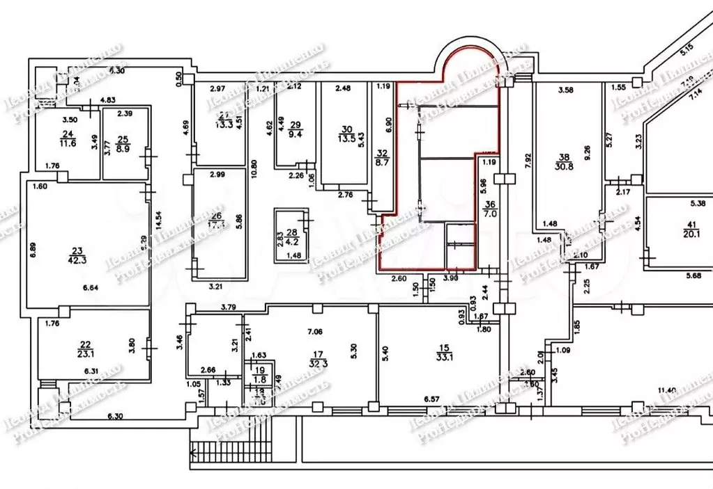 Помещение свободного назначения, 52.9 м - Фото 0