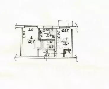 2-к кв. Татарстан, Нижнекамск Тукая ул., 17 (42.9 м) - Фото 2