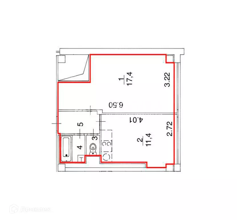 Продаётся 1-к квартира, 35 м - Фото 1