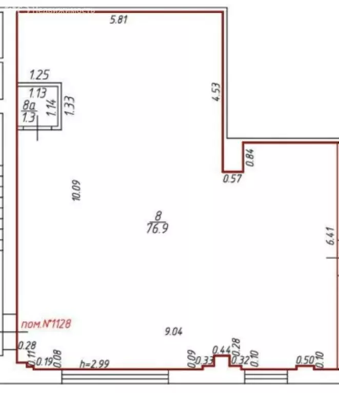Офис (78 м) - Фото 1