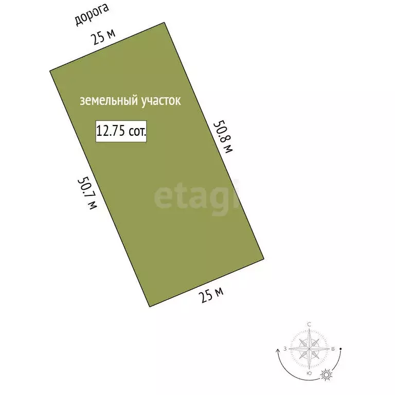 Участок в Вологодская область, Шекснинский муниципальный округ, ... - Фото 1