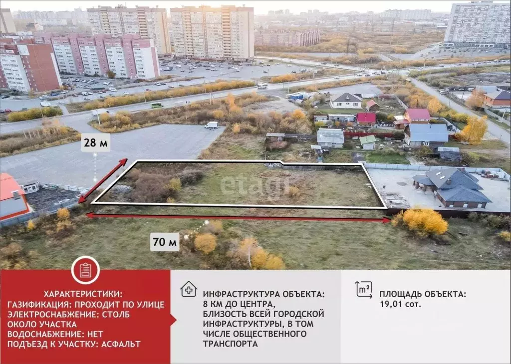 Участок в Тюменская область, Тюмень Матмасы мкр, ул. Кубасова (19.01 ... - Фото 0