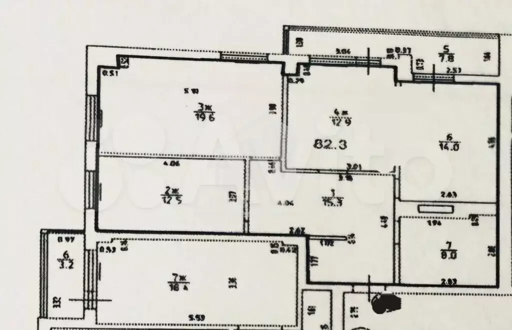 3-к. квартира, 90 м, 9/15 эт. - Фото 0