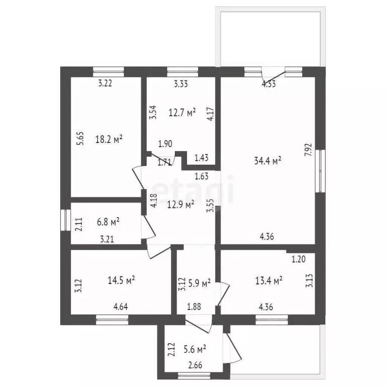 Дом в Башкортостан, Стерлитамакский район, Казадаевский сельсовет, с. ... - Фото 2