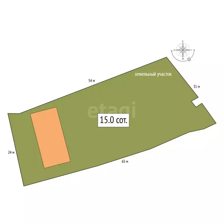 Дом в село Манжерок, Катунская улица (132 м) - Фото 1