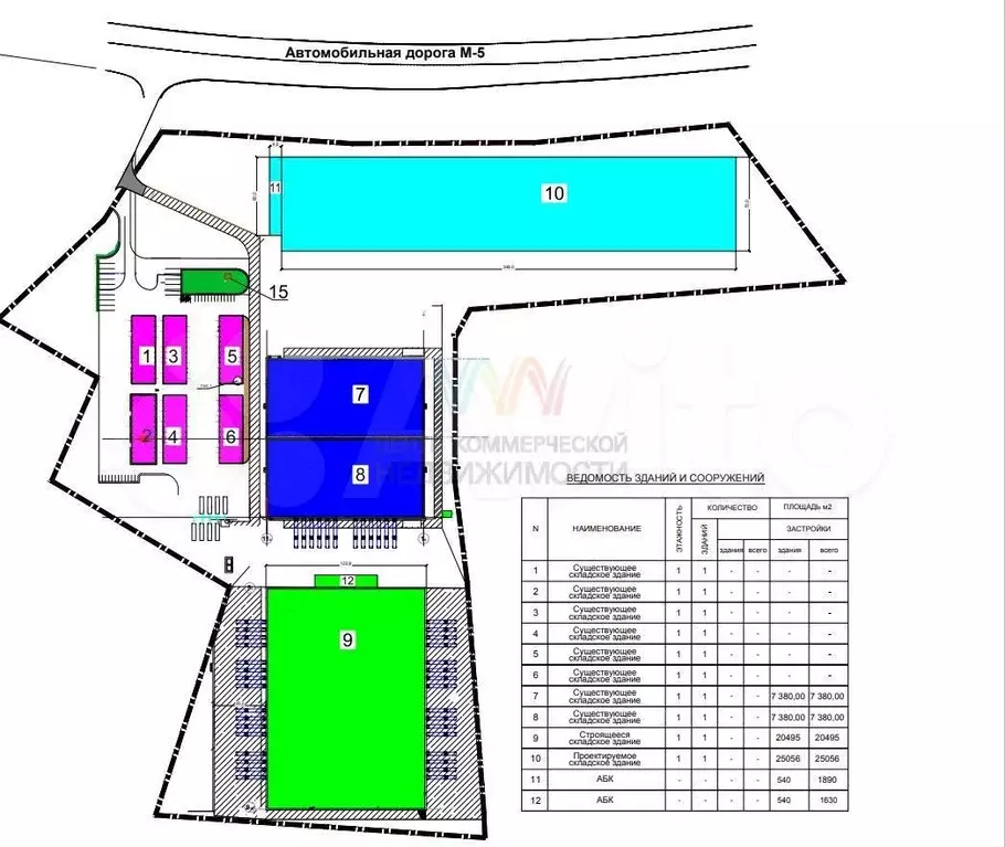 Склад 25000 м2 в логистическом комплексе трасса М5 - Фото 1