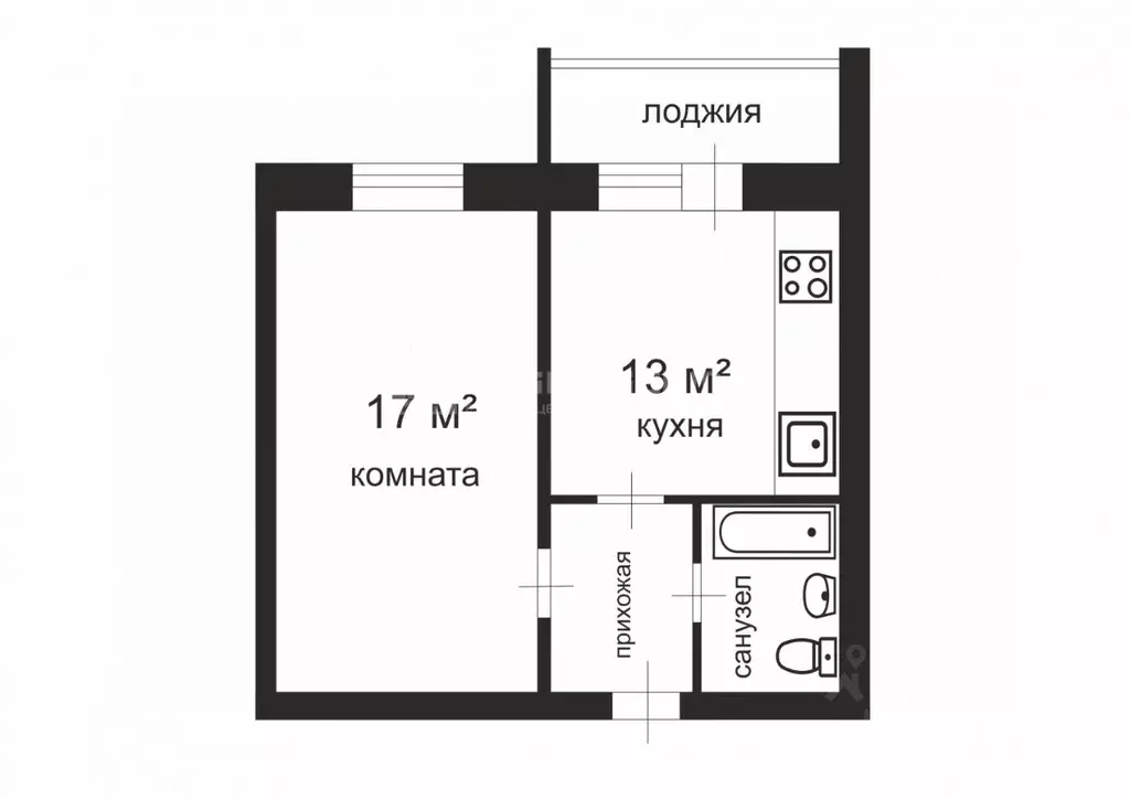1-к кв. Владимирская область, Владимир ул. Гвардейская, 11Б (42.9 м) - Фото 2