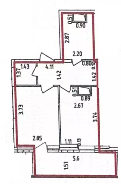 1-к кв. Кировская область, Киров ул. Архитектора Валерия Зянкина, 9 ... - Фото 2