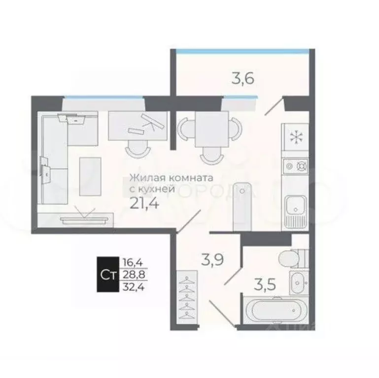Студия Новосибирская область, Новосибирский район, Станционный ... - Фото 2