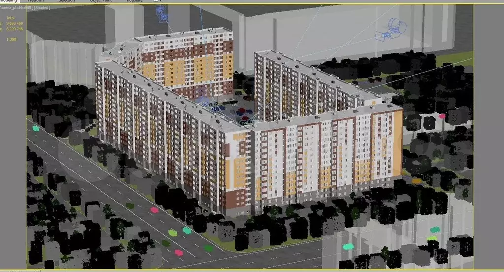 2-к. квартира, 58,9 м, 12/14 эт. - Фото 1