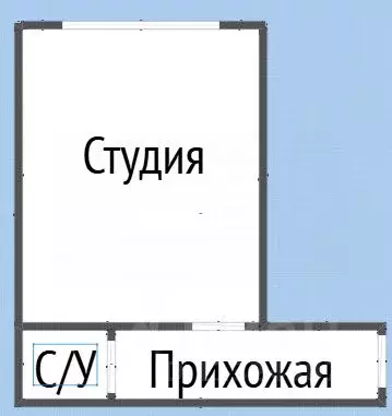 Студия Дагестан, Махачкала ул. Хаджи Булача, 23Ак2 (32.5 м) - Фото 2