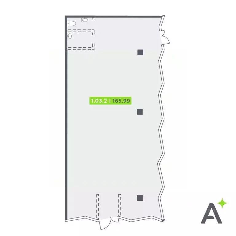 Офис в Санкт-Петербург Московский просп., 65Э (166 м) - Фото 1