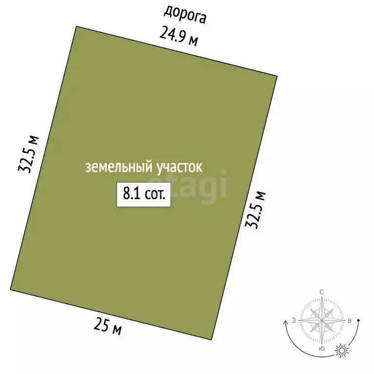 Участок в Кострома, садоводческое товарищество Журавлик (8.1 м) - Фото 0