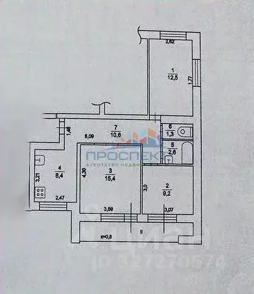 3-к кв. Московская область, Ступино ул. Андропова, 93 (60.0 м) - Фото 2