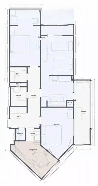 3-к кв. Краснодарский край, Сочи ул. Ленина, 298Бк1 (100.0 м) - Фото 2