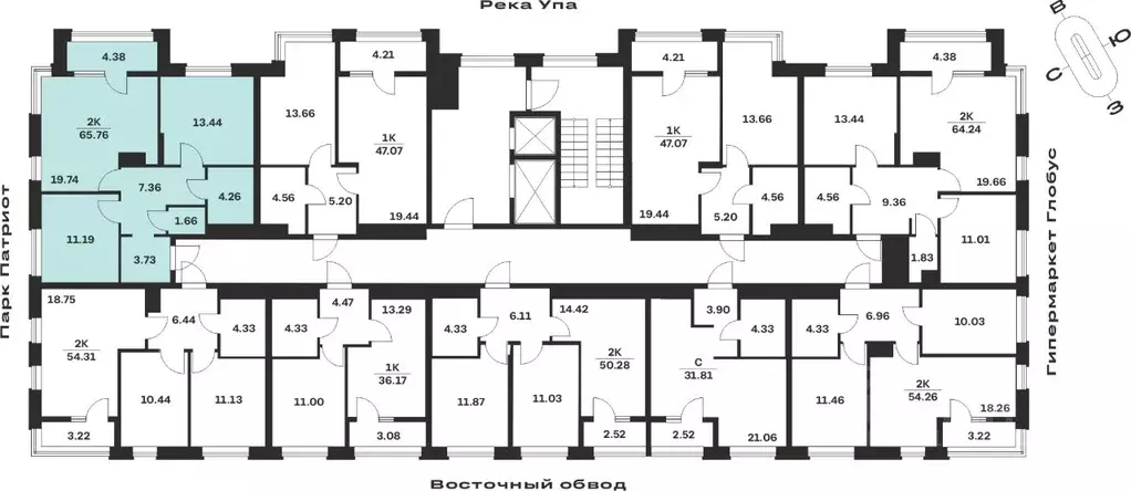 2-к кв. Тульская область, Тула городской округ, с. Осиновая Гора, ... - Фото 2